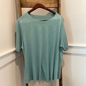 J.Jill Pima-Slub Elbow-Sleeve Tee